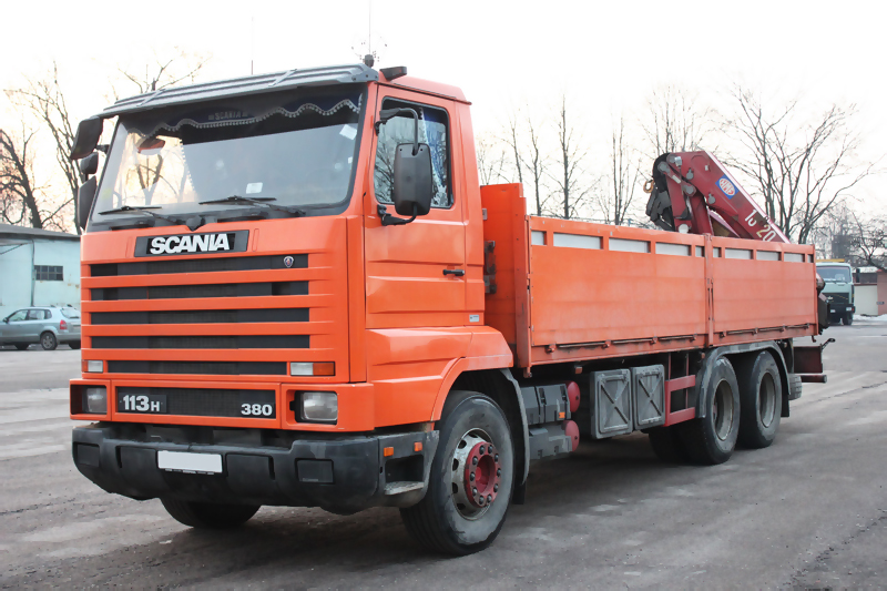 Кран-манипулятор Scania 5 тонн