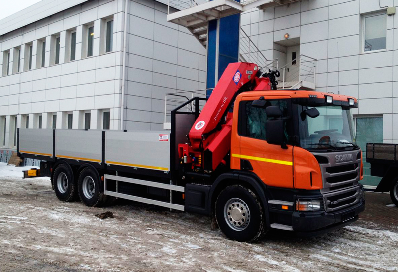 Кран-манипулятор Scania 7 тонн