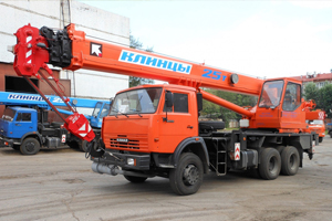 Автокран КС-55713-1К «Клинцы», 25 тонн